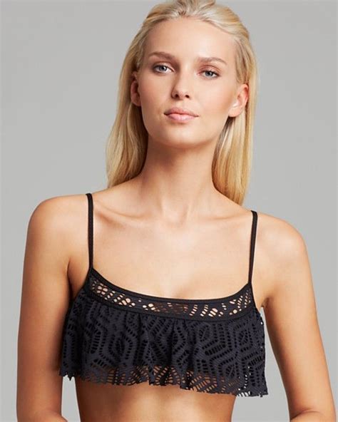 Becca By Rebecca Virtue Just A Peak Flutter Bikini Top Just A Peak