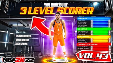 BEST 3 LEVEL SCORER BUILD ON NBA 2K22 RARE BUILD SERIES VOL 43 YouTube