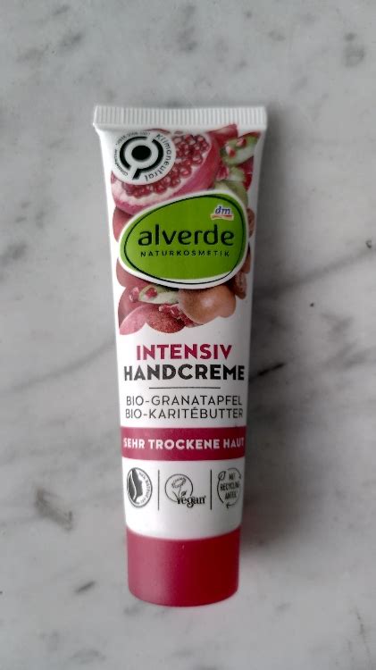 Alverde Intensiv Handcreme Bio Granatapfel Bio Karitébutter 75 ml