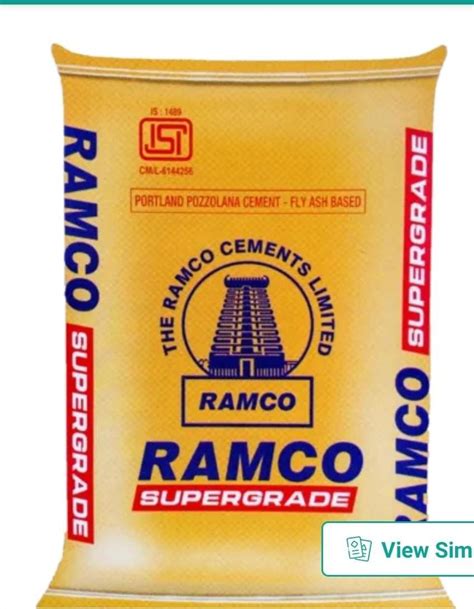 Ramco Supergrade Cement At Rs Bag In Tiruppur Id