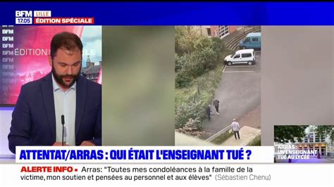 Attaque au couteau à Arras qui était l enseignant tué