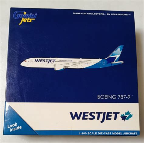 Gemini Jets Westjet 787 9 1400 Hobbies And Toys Toys And Games On Carousell