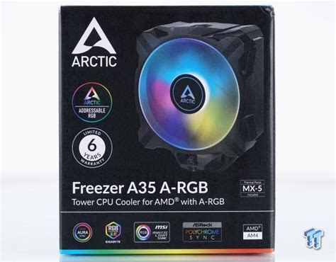 ARCTIC Freezer A35 A RGB CPU Air Cooler Review