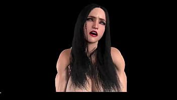 Videojuego hentai de animación D VR Virt a Mate Chicas musculosas con miembros después del