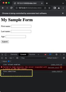 Submit Form In Selenium Python Python Examples