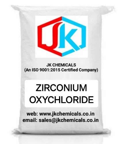 Zirconium Oxychloride Powder At Rs 410 Kg Zirconium Oxychloride In