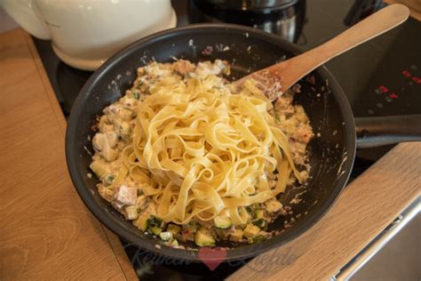 Tagliatelle Met Zalm Courgette En Roomsaus Keukenliefde