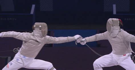 Highlights Fencing Sabre Olympic Games Paris