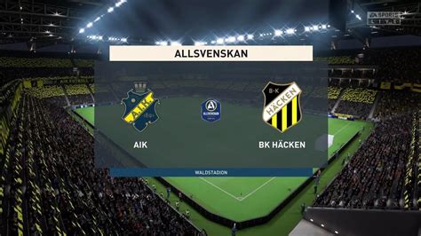 FIFA 23 AIK vs BK Häcken Allsvenskan Gameplay YouTube