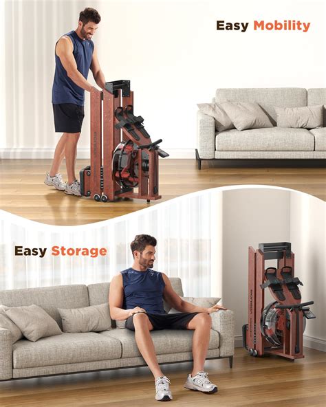 Snapklik.com : YOSUDA Water Rowing Machines For Home Use 400LBS Weight