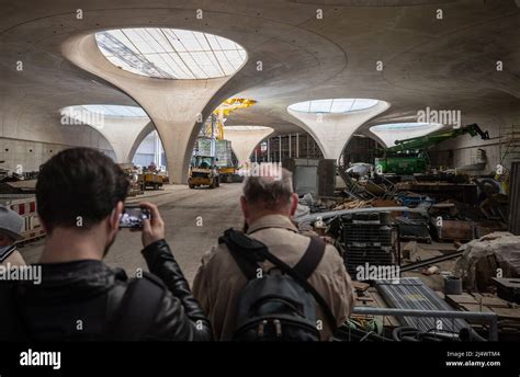 Stuttgart Germany Th Apr Visitors Look Around The