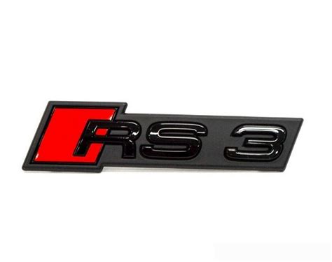 New Genuine Audi Rs Front Bumper Center Grill Black Rs Badge