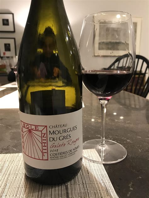 Château Mourgues du Grès Galets Rouge AOP Costières de Nîmes 2018 r wine