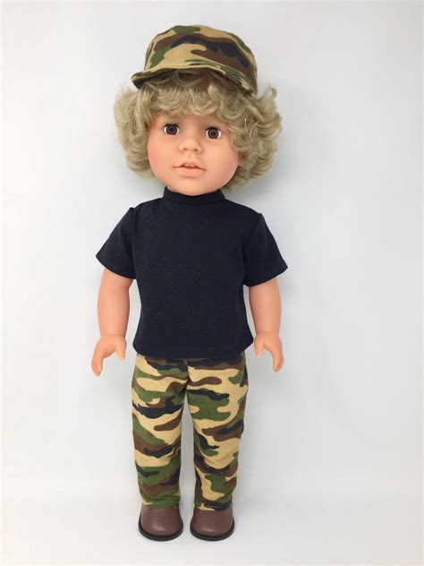 18 inch boy doll clothes - pants outfit - camo - 3 choices – My Sibling ...