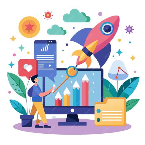 Premium Vector | Boost Your Online Business Growth Creative Digital