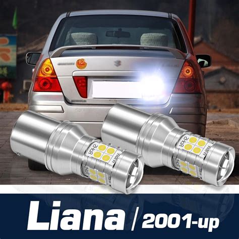 2pcs LED Reverse Light Backup Bulb Canbus Accessories For Suzuki Liana