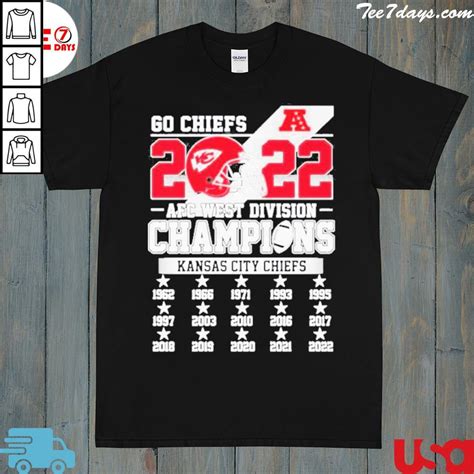 Kansas city Chiefs go Chiefs 2023 AFC west Division champions 2023 Shirt