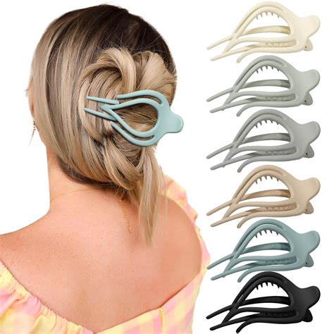 Amazon French Concord Flat Hair Clips Pcs Curved Hair Claw No