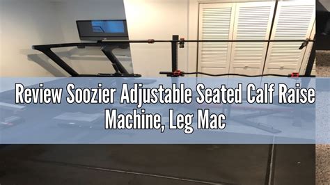 Review Soozier Adjustable Seated Calf Raise Machine Leg Machines Home