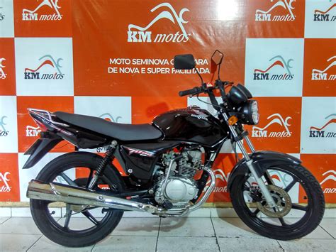 Kmmotos Titan 150 Ks Preta 2008 1 KM Motos Sua Loja De Motos Semi Novas