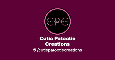 Cutie Patootie Creations Instagram Facebook Linktree