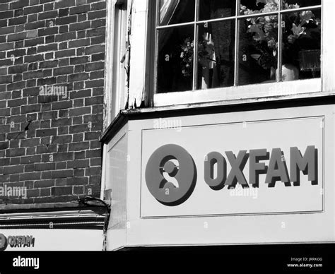 Oxfam Charity Shop Black And White Stock Photos And Images Alamy