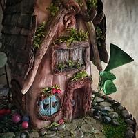 Enchanted Forest Fairy House Cake - cake by Sweet BouCake - CakesDecor