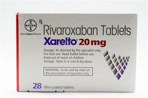 Rivaroxaban Xarelto Tablet Cadila Bayer 1x14tablet At Rs 100 Piece In