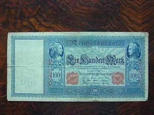 Reichsbanknote 100 Mark Berlin Den 21 April 1910 Beidseitig Farbig