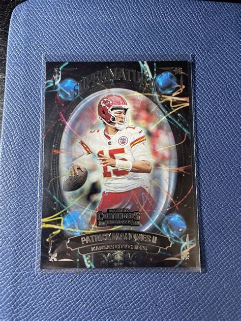 2022 Panini Contenders PATRICK MAHOMES II Supernatural Insert SN PMA