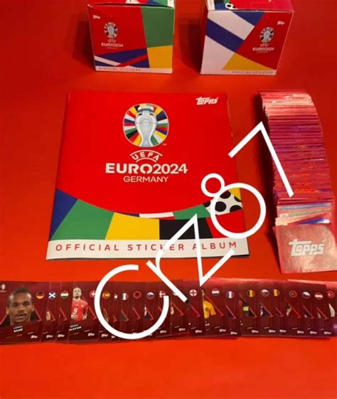 Topps Uefa Euro Swiss Edition Album Complete Set Sp