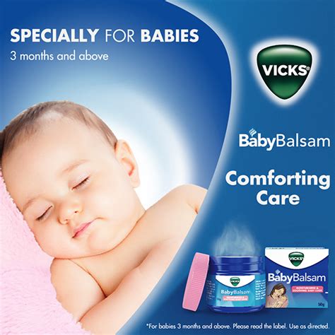 Buy Vicks Vaporub Baby Balsam 100g Online at ePharmacy®