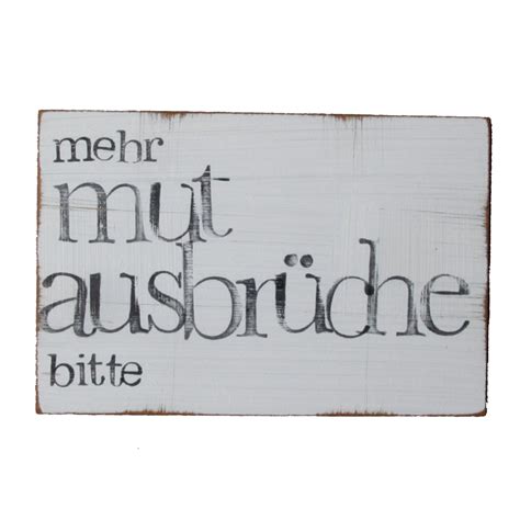 Textplatte mehr mutausbrüche bitte 10x15cm iopla Tischwerk Interieur