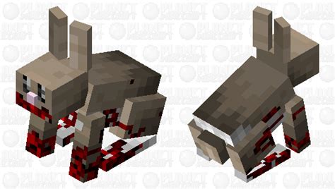 Bloody Bunny Minecraft Mob Skin