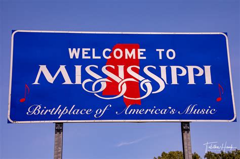 Mississippi State Welcome Sign Nashville Travel Photographer And Solo