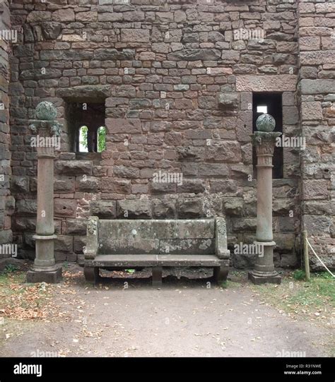 Architectural Detail Of The Haut Koenigsbourg Castle Stock Photo Alamy