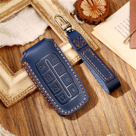 Amazon Sanrily Button Leather Key Fob Cover For Genesis Gv