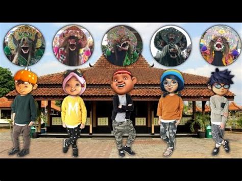 Seru Upin Ipin Dan Kawan Kawan Memakai Baju Anak Bermain Barongan