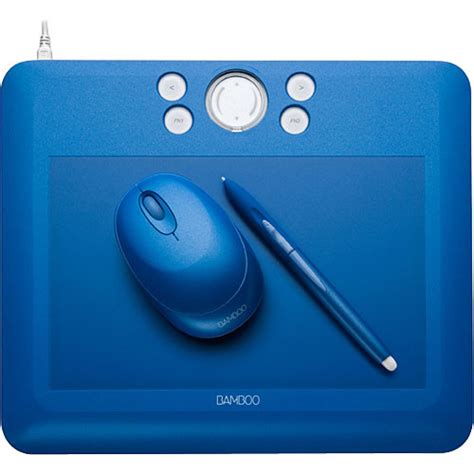 Wacom Bamboo Fun Tablet Medium Blue Cte B B H Photo Video