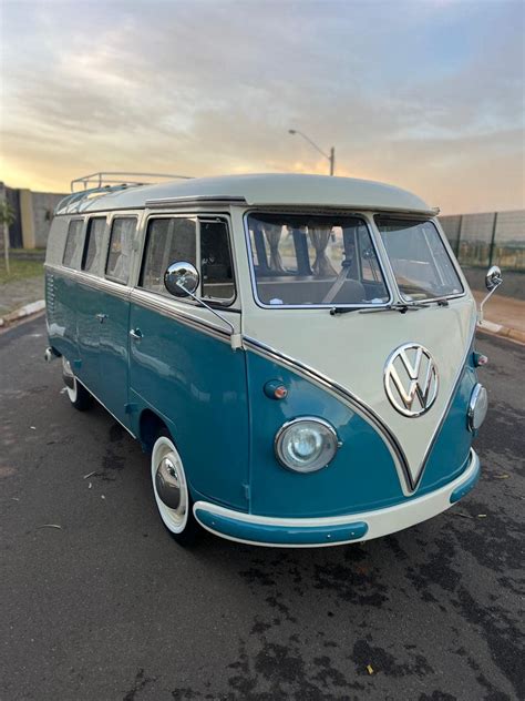 VW T1 Camper 1961 Dove Blue Offwhite 1500cc Kombi Kings