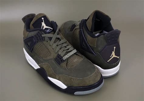 FIRST LOOK AIR JORDAN 4 CRAFT MEDIUM OLIVE Sneaker Combos