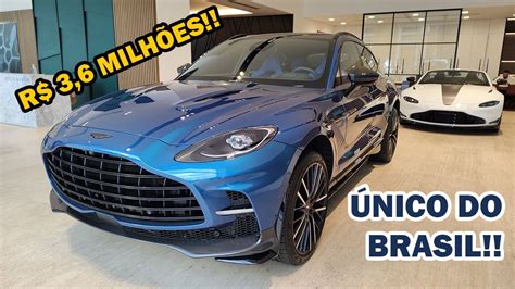 ASTON MARTIN DBX707 O SUV MAIS POTENTE DO MUNDO ESTÁ NO BRASIL YouTube