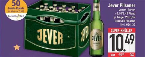 Jever Pilsener Angebot Bei E Center