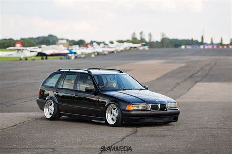 Black Bmw E36 Touring On Classic Bbs Rf Wheels 95x17 Et13 10x17 Et6