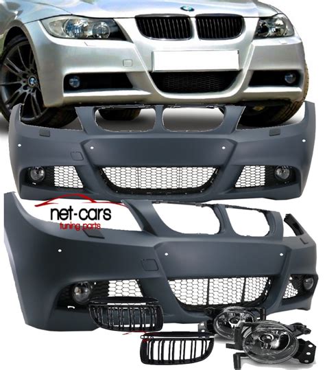 ZDERZAK PRZOD BMW E90 91 05 09 M PAKIET PDC SWR HALOGENY GRILL