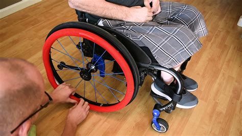 Ribgrips Wheelchair Handrim Covers Raw Video Install And Damage Test