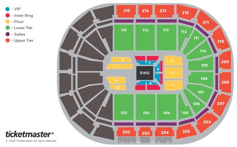 Misfits Boxing Seating Plan - Manchester Arena