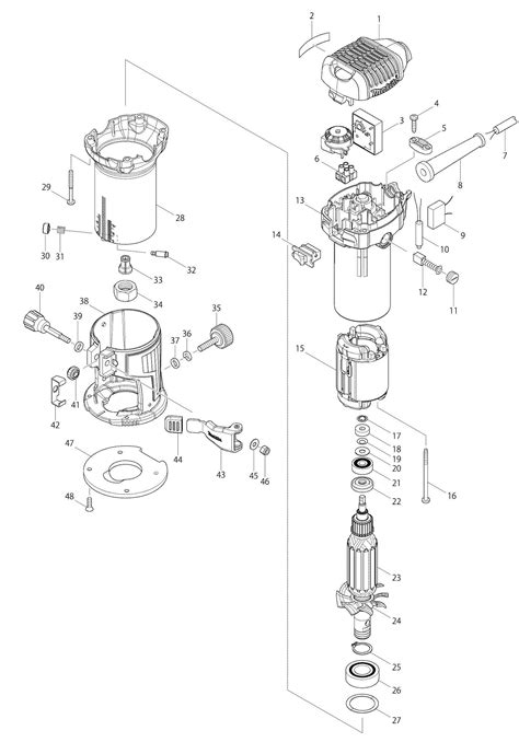 Makita Laminate Trimmer Spare Parts Reviewmotors Co