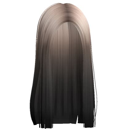 Long Straight Preppy Stylish Hair Platinum Black Roblox Item