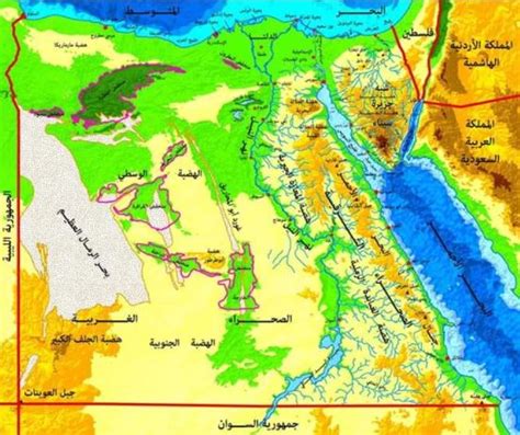 تحميل خريطة مصر بالتفصيل PDF (بدون نت)